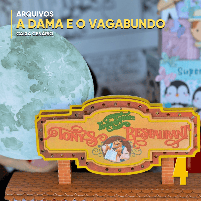 A Dama e o Vagabundo - Caixa Cenario