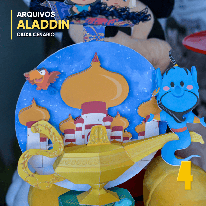 Aladdin - Caixa Cenário