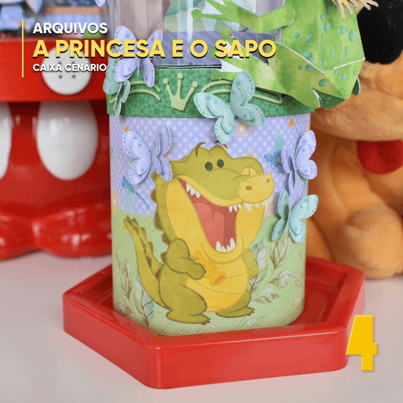 A Princesa e o Sapo - Caixa Cenario