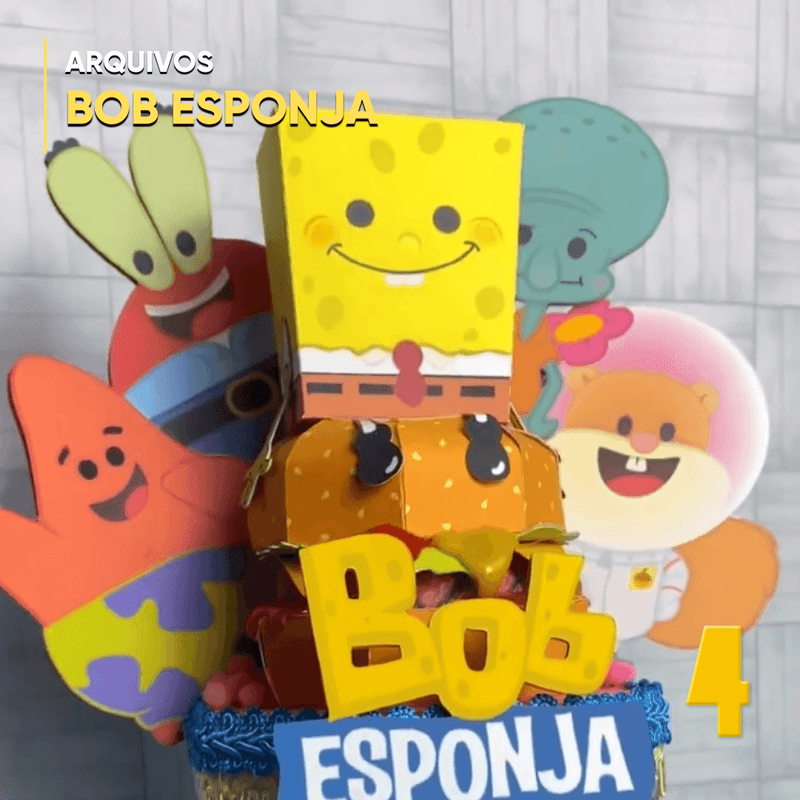 Bob Esponja - Caixa Cenário