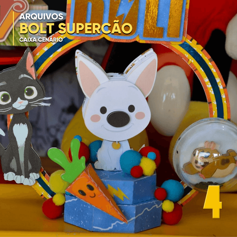 Bolt Superção - Caketopper