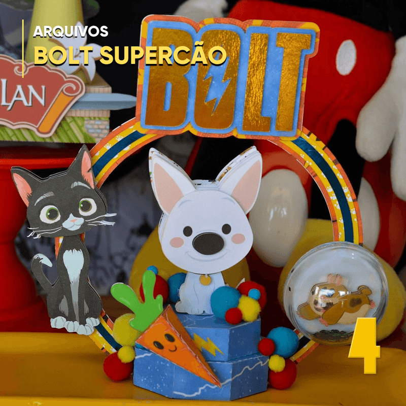 Bolt Superção - Caketopper