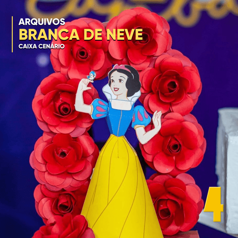 Branca de Neve - Caixa Cenário