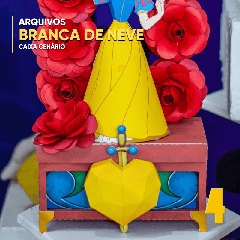 Branca de Neve - Caixa Cenário