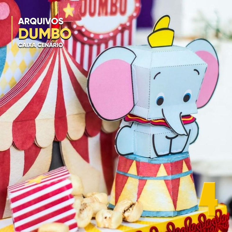 Dumbo - Elementos para Caixa Cenário