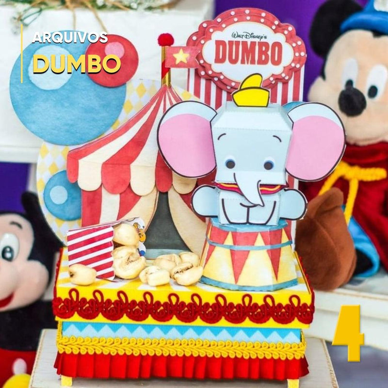 Dumbo - Elementos para Caixa Cenário