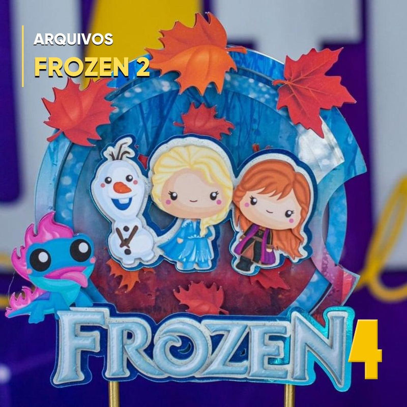 Frozen 2 - Adorno para tarta 