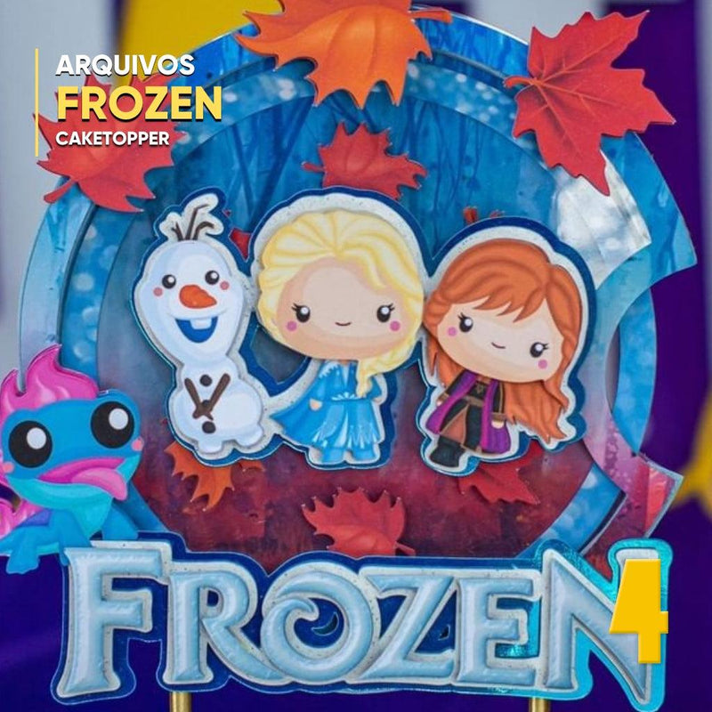 Frozen 2 - Adorno para tarta 