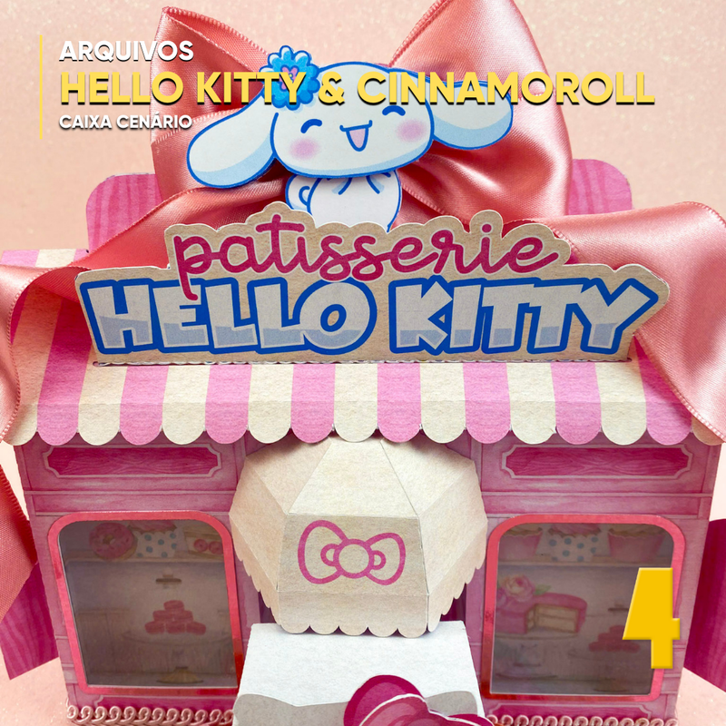 Hello Kitty y Cinnamoroll - Escenario de caja