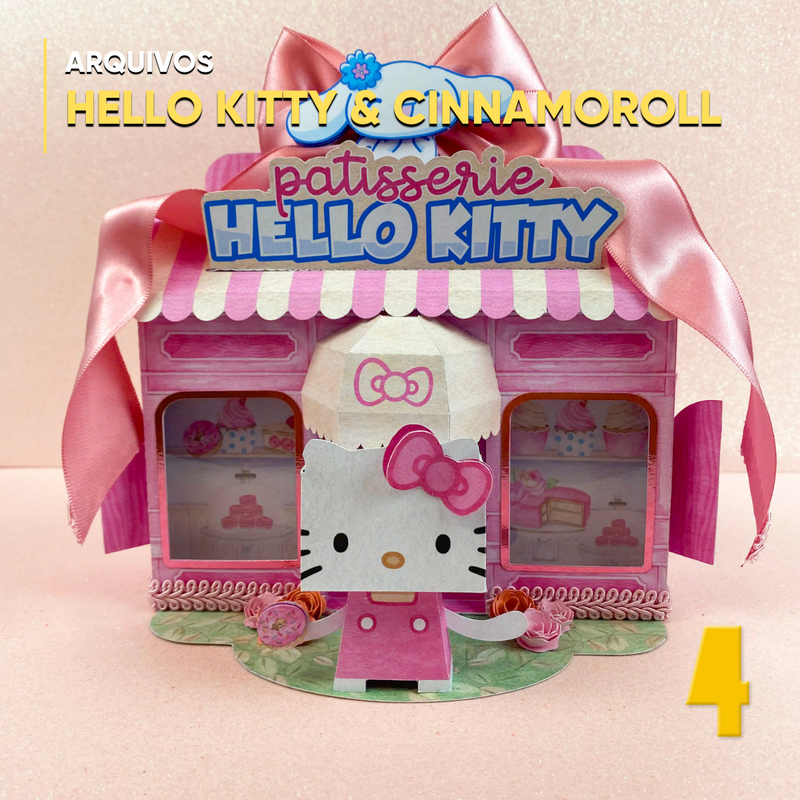 Hello Kitty y Cinnamoroll - Escenario de caja