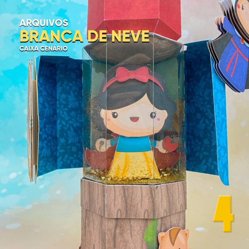 Branca de Neve - Caixa Cenário