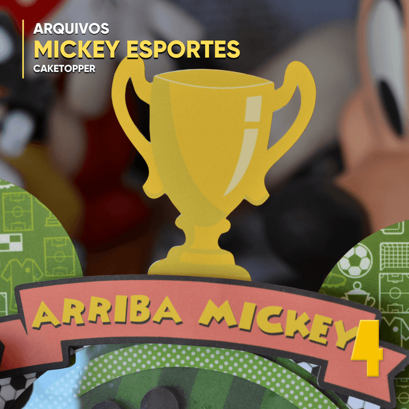 Mickey Deportes - Caketopper