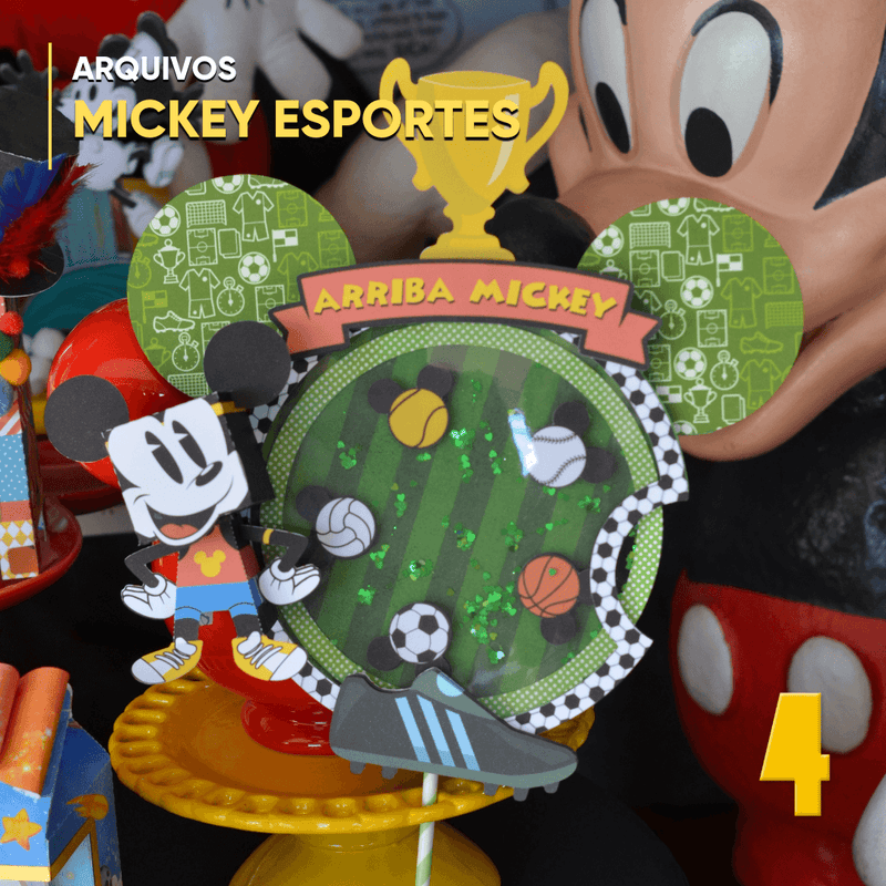 Mickey Deportes - Caketopper