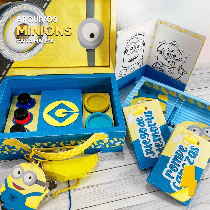 Minions - Caja Maletín 