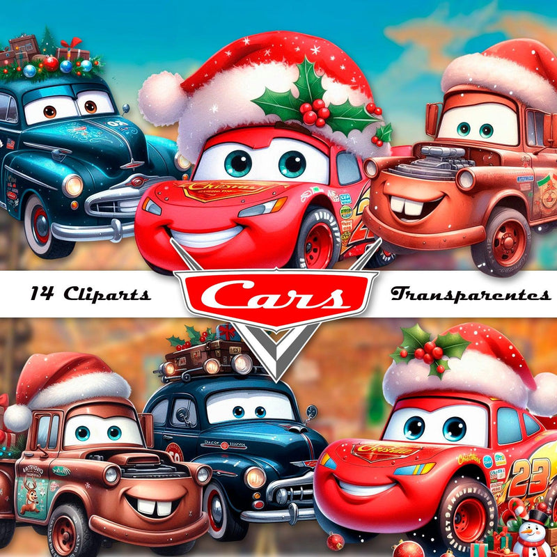 Natal dos Carros - Clipart