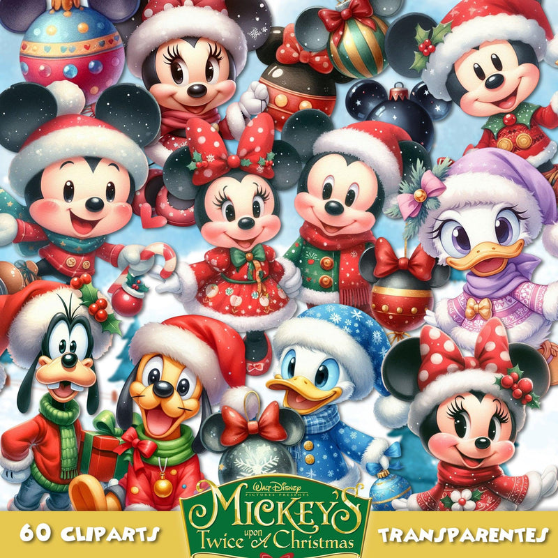 Natal do Mickey - CLIPARTS