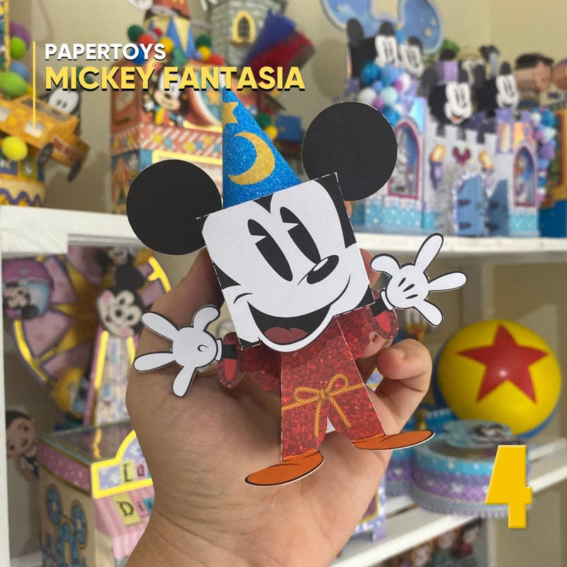 Mickey Fantasy - Juguete de papel 