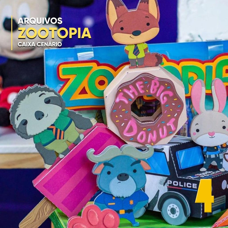 Zootopia - Caixa Cenário